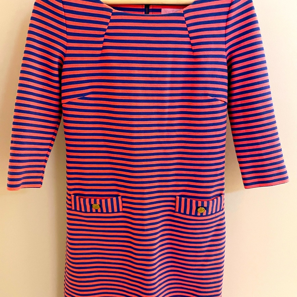Lilly Pulitzer Ottoman Stripe Charlene Dress